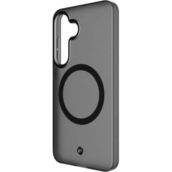 FORCELL F-PROTECT Levels with Dual Layer 4D technology, Military Drop-Test compatible with MagSafe for SAMSUNG S25 smoky black
