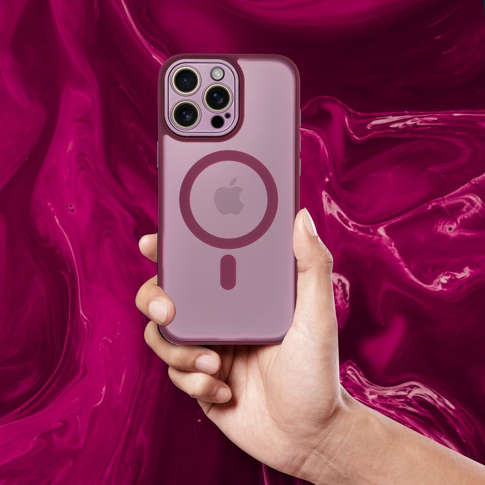 VARIETE MAG COVER Case compatible with MagSafe for IPHONE 15 PRO MAX purple