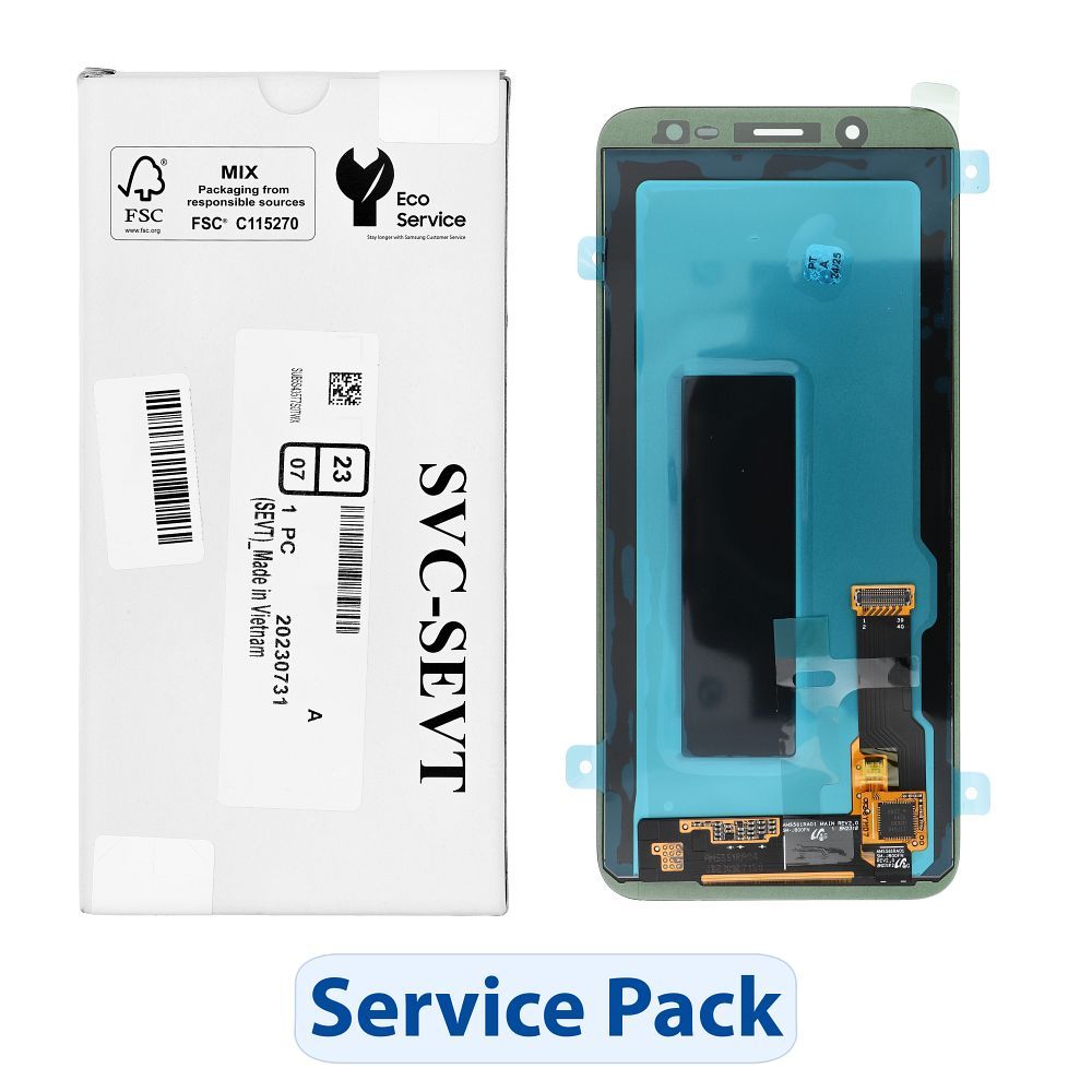 ServicePack LCD Display SAMSUNG J6 2018 J600F GH97-21931A