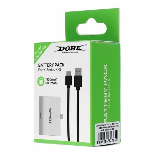 Gamepad battery pack for XBOX Series X / S 800mAh TYX -2610B white