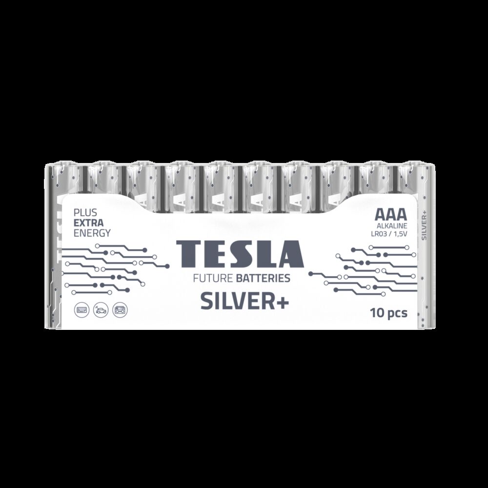 TESLA alkaline battery R3 (AAA) SILVER+ [10x72] 10 pcs