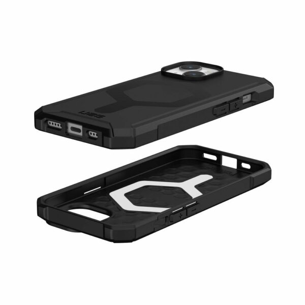 UAG Urban Armor Gear case ESSENTIAL compatible with MagSafe for IPHONE 15 black