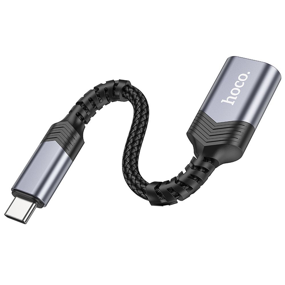HOCO adapter OTG Type C (male) to USB A (female) 3.04A UA24 black