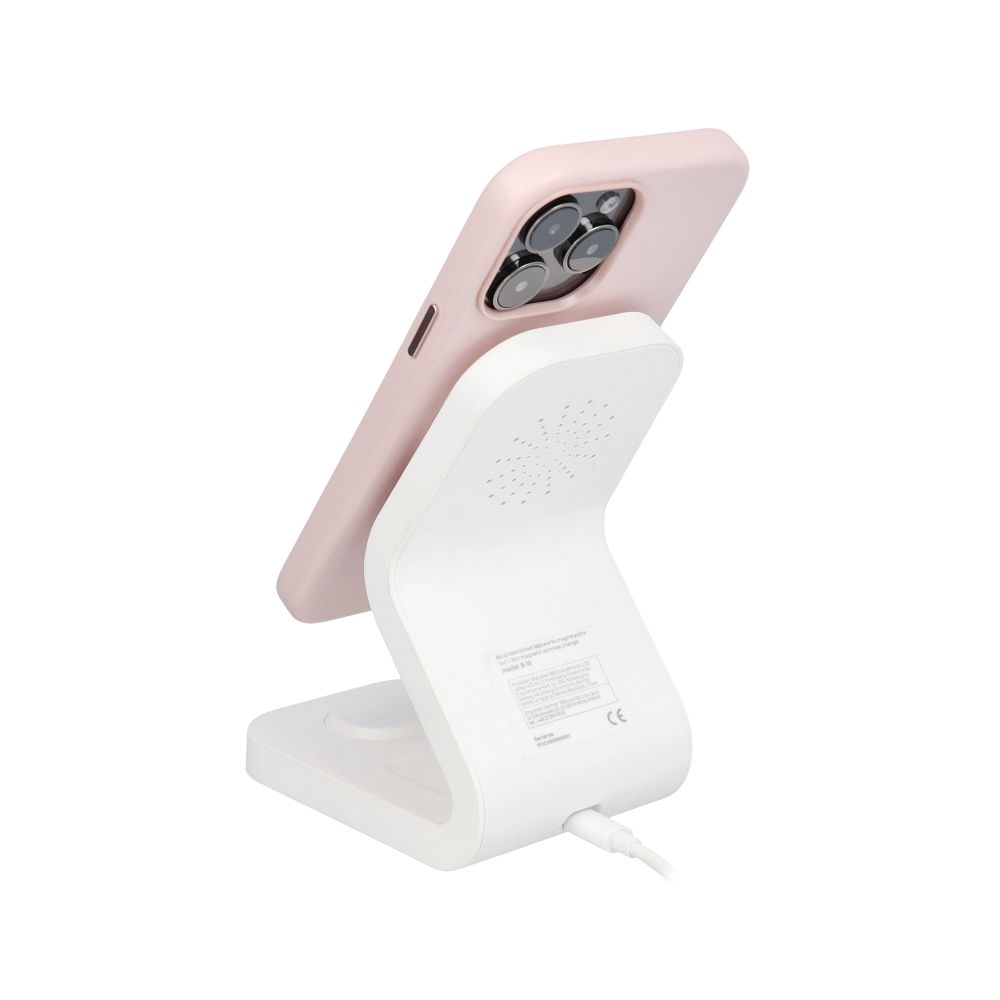 Case LEATHER MAG COVER compatible with MagSafe do IPHONE 16 Plus sand pink