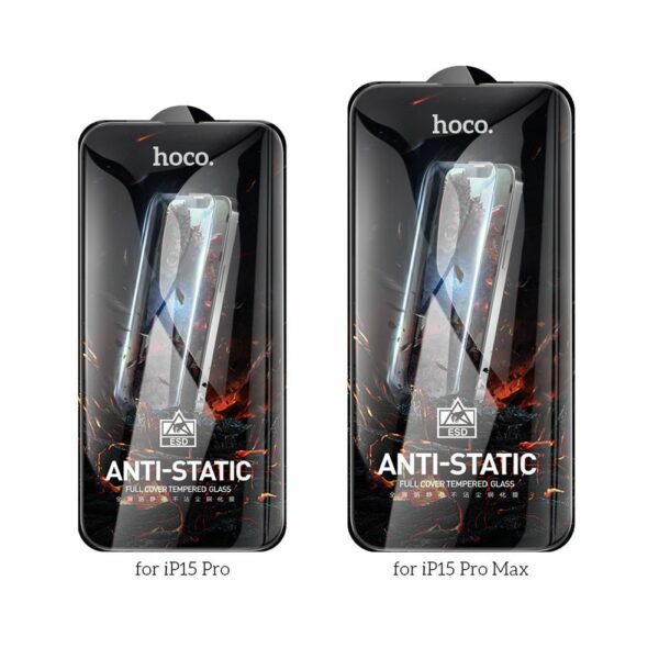 HOCO tempered glass HD Anti-static (SET 25in1) - MULTIPACK for iPhone 15 Pro (G10)