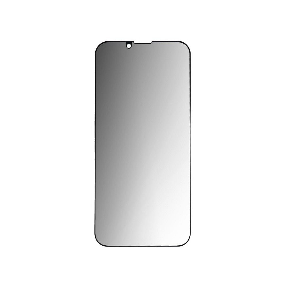5D Full Glue Tempered Glass - for iPhone 13 / 16e (SE 4 2025) (Privacy) black