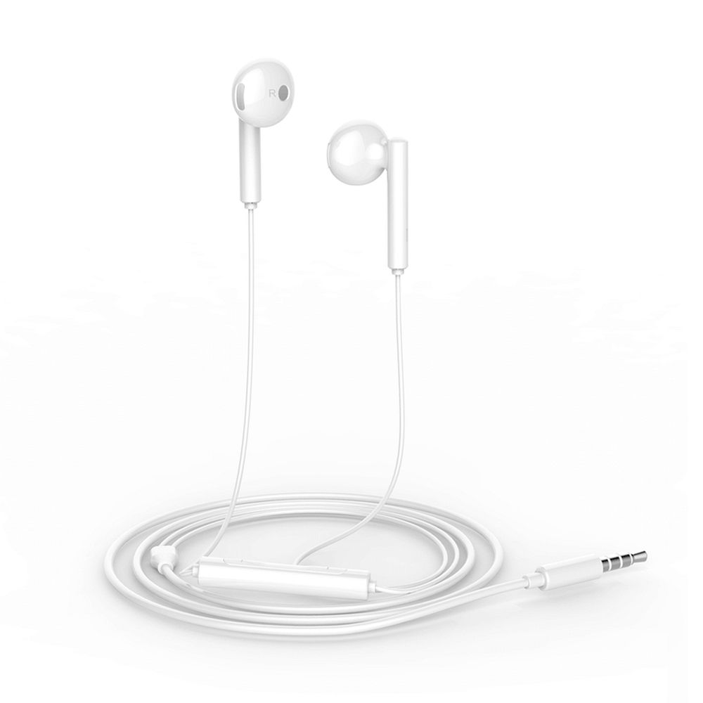 HUAWEI original wire earphones Jack 3,5 mm with microphone AM115 white blister