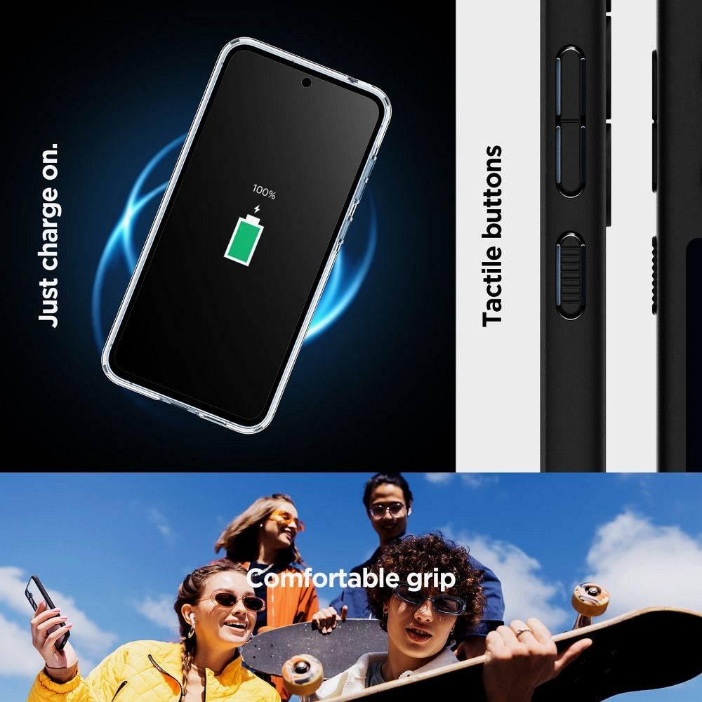 SPIGEN case ULTRA HYBRID for SAMSUNG A55 5G matte black