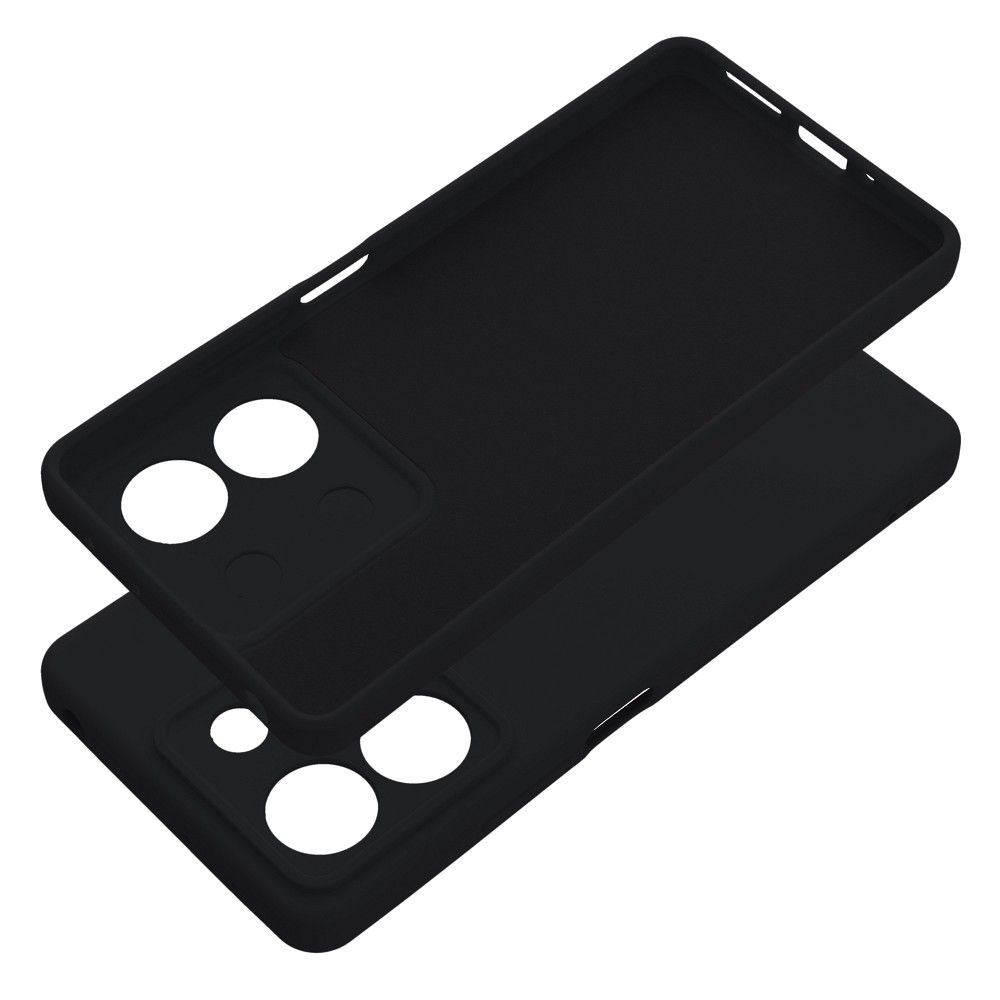 SILICONE case for XIAOMI Redmi Note 13 5G black