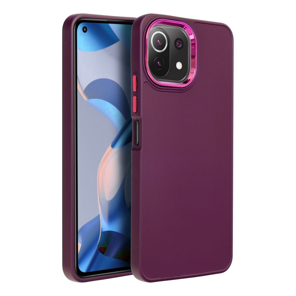FRAME Case for Xiaomi Mi 11 Lite 5G / Mi 11 Lite LTE ( 4G ) / Mi 11 Lite NE purple