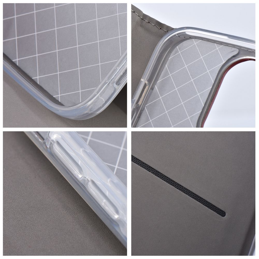 SMART MAGNETO Book case for REALME 14 PRO burgundy