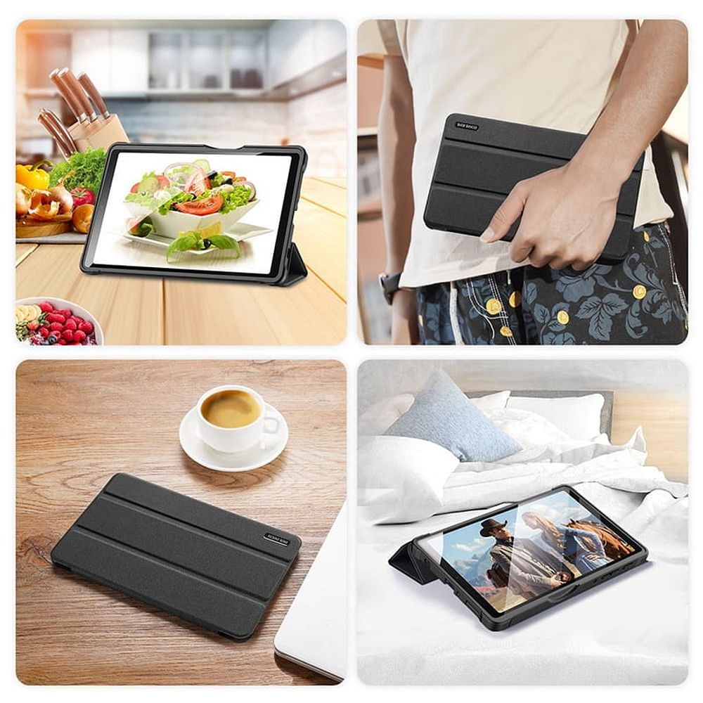 DUX DUCIS case DOMO foldable with pencil storage for SAMSUNG Tab A7 Lite 8.7 (T220/T225/T227) black