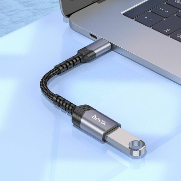 HOCO adapter OTG Type C (male) to USB A (female) 3.04A UA24 black