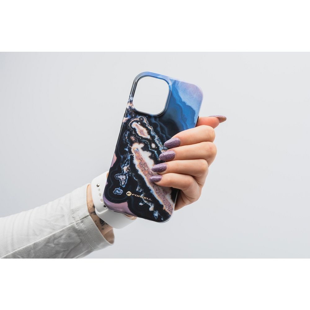 FORCELL F-PROTECT Mirage, Military Drop-Tested case compatible with MagSafe for IPHONE 15 gold island