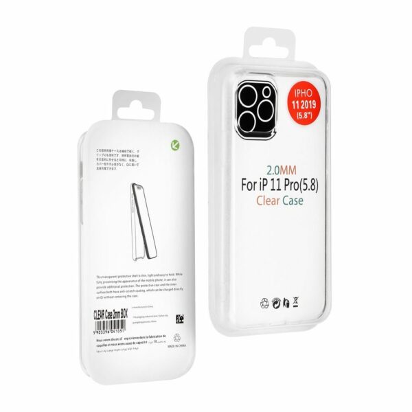 CLEAR case 2 mm BOX for IPHONE XR transparent