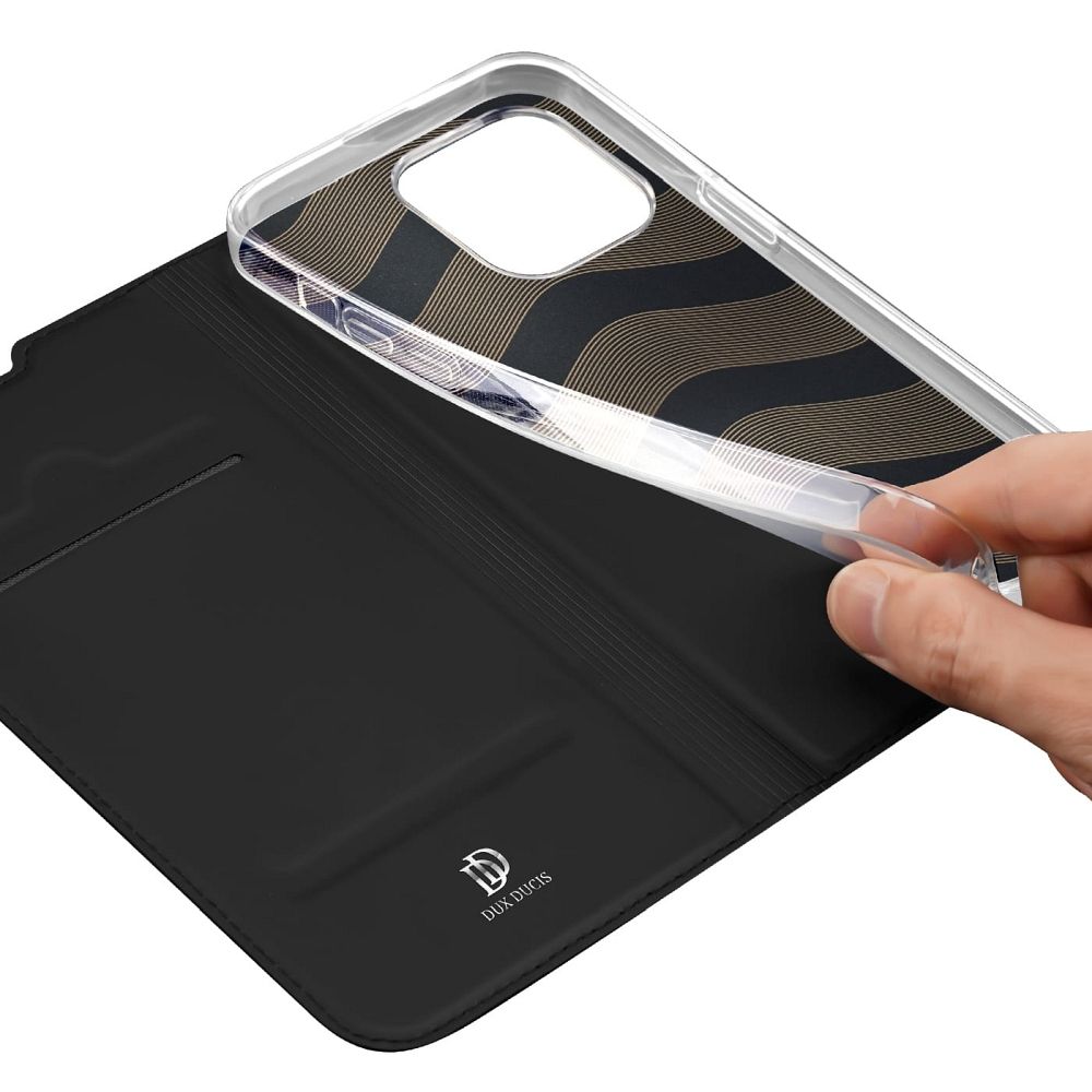 DUX DUCIS wallet case SKIN PRO for IPHONE 14 Pro Max black