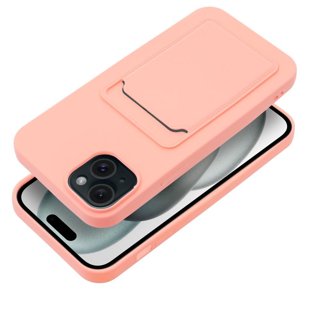 CARD case for IPHONE 15 Plus pink