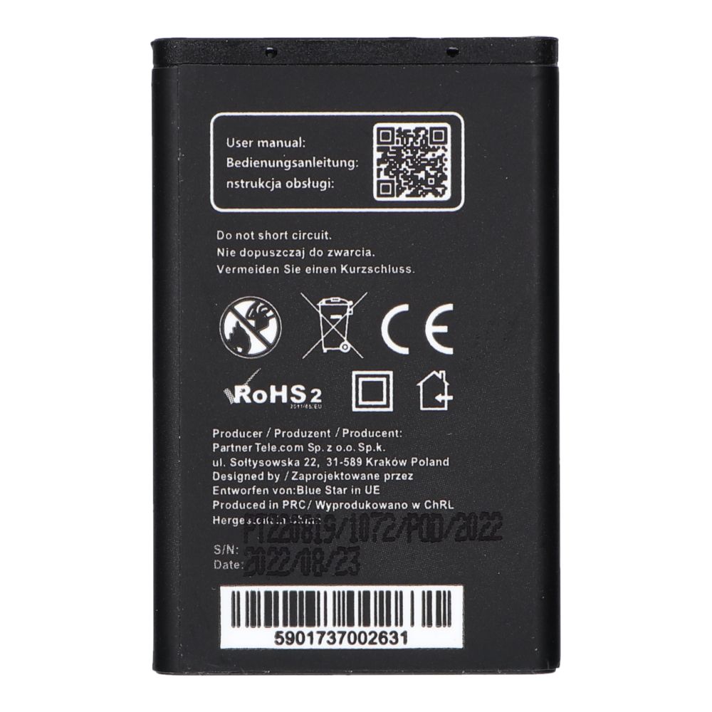 BLUE STAR battery for NOKIA 3100 / 3650 / 6230 / 3110 Classic 900 mAh
