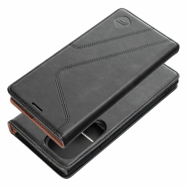 FORCELL F-PROTECT RFID Blocker book case for XIAOMI Redmi Note 14 Pro black