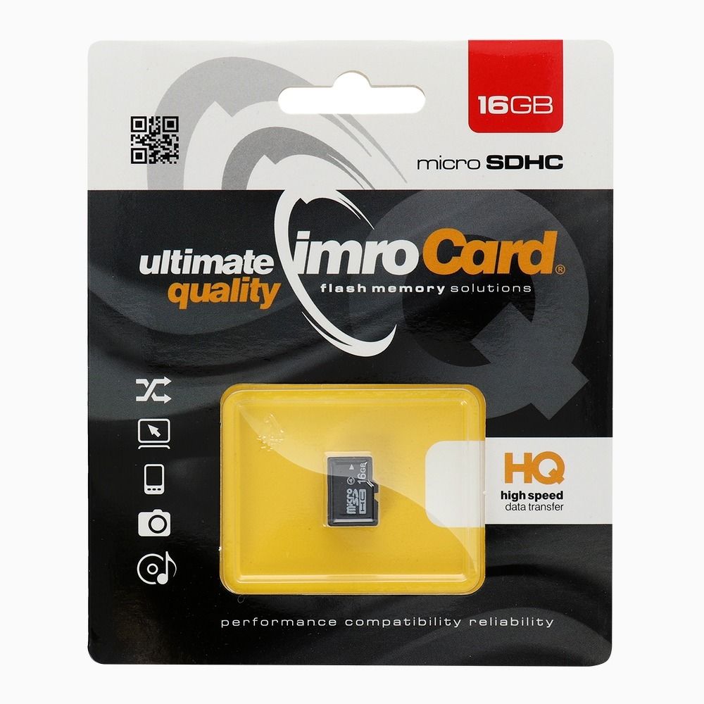 b7849d092a242c0027e6e46a662060ee IMRO memory card microSD 16GB