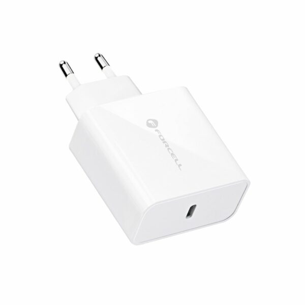 FORCELL F-ENERGY TFK-TC-45WPD travel charger Type C PD QC4.0 3A 45W white