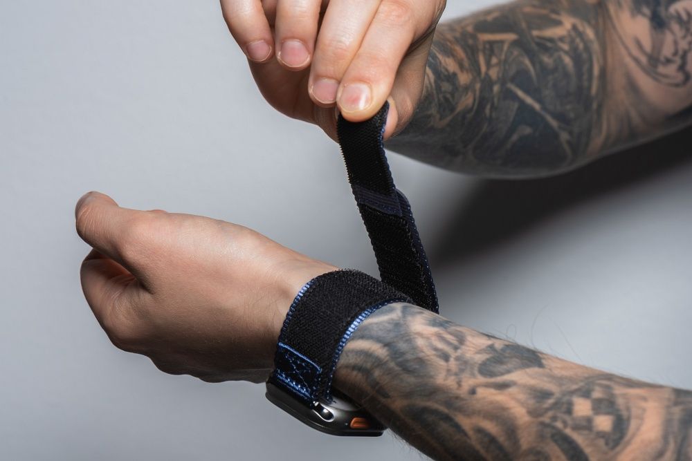 FORCELL F-DESIGN FA05 nylon strap for APPLE Watch 38 / 40 / 41 mm blue