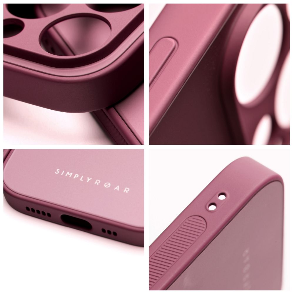ROAR case MATTE GLASS for IPHONE 14 Plus claret