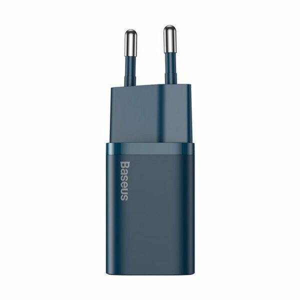 BASEUS wall charger Type C + cable Type C to Lightning PD QC3.0 3A 20W TZCCSUP-B03 blue