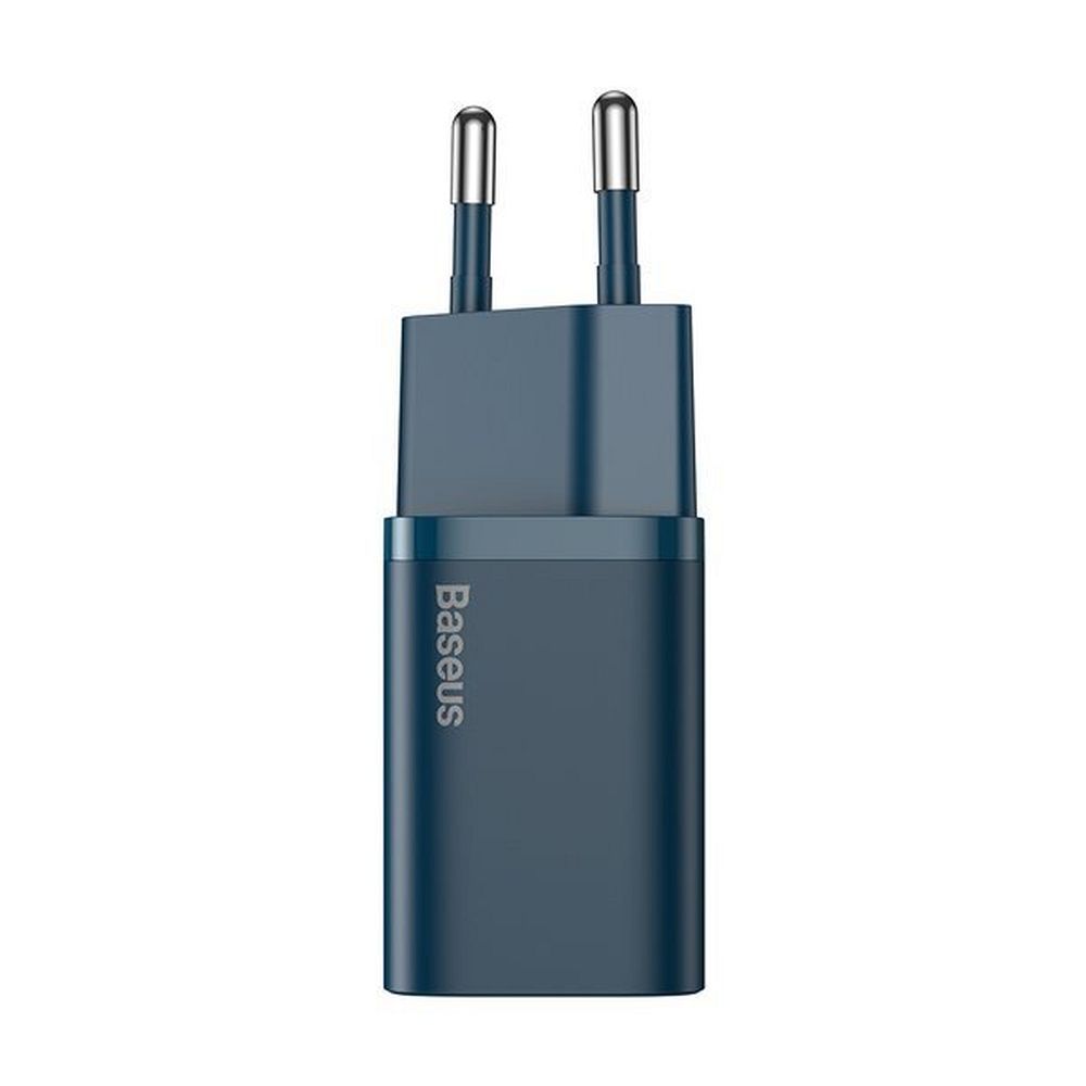 b8fa368f76d1f0853a65daea1d52ce8d BASEUS wall charger Type C + cable Type C to Lightning PD QC3.0 3A 20W TZCCSUP-B03 blue