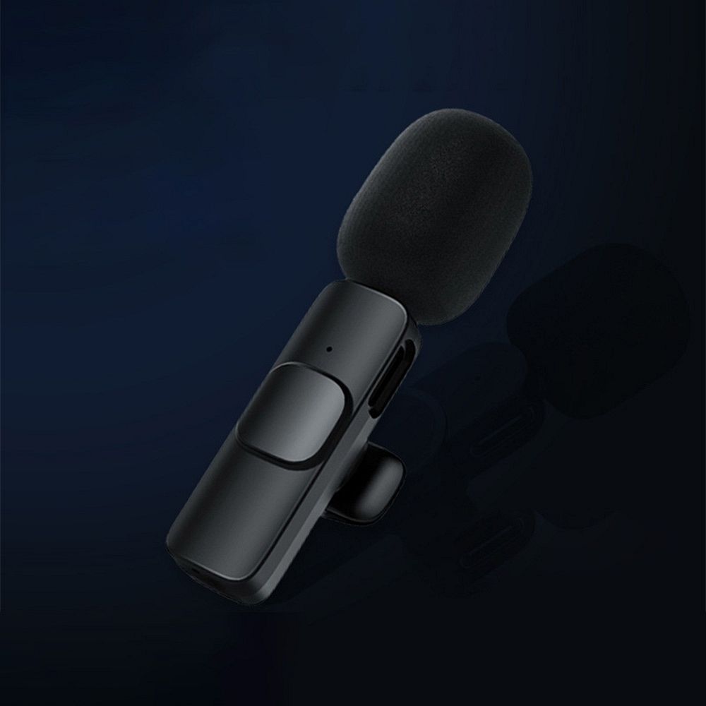 Wireless lavalier microphone Lightning double (2 in set) K1 black