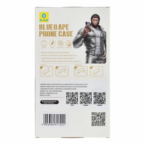 BLUEO APE Phone Case - Apple iPhone 16 Pro black