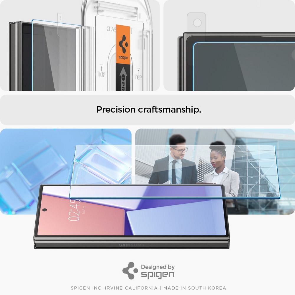 SPIGEN tempered glass GLAS.TR ”EZ FIT” 2-pack for SAMSUNG Z Fold 6 transparent