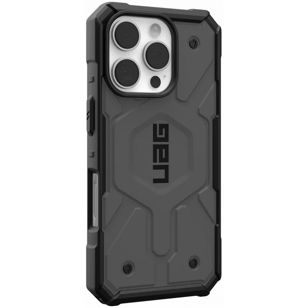 UAG Urban Armor Gear case PATHFINDER compatible with MagSafe for IPHONE 16 Pro silver