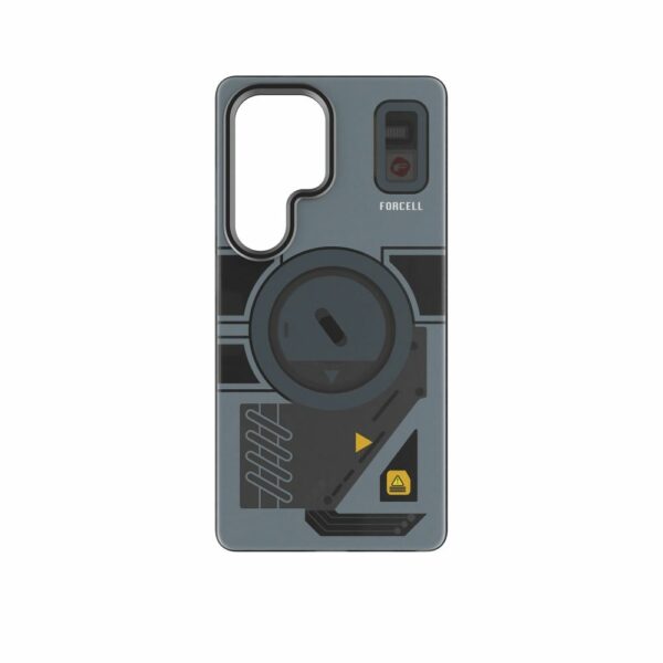 FORCELL F-PROTECT Levels with Dual Layer 4D technology, Military Drop-Test compatible with MagSafe for SAMSUNG S25 ULTRA cyber grey