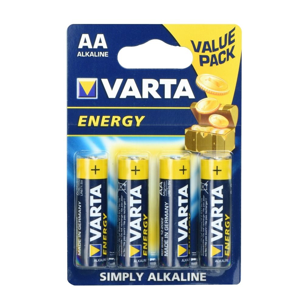 b9c53bae84e2a33a21f818f90945f174 Alkaline batteries Varta R6 (AA) 4 pcs Energy