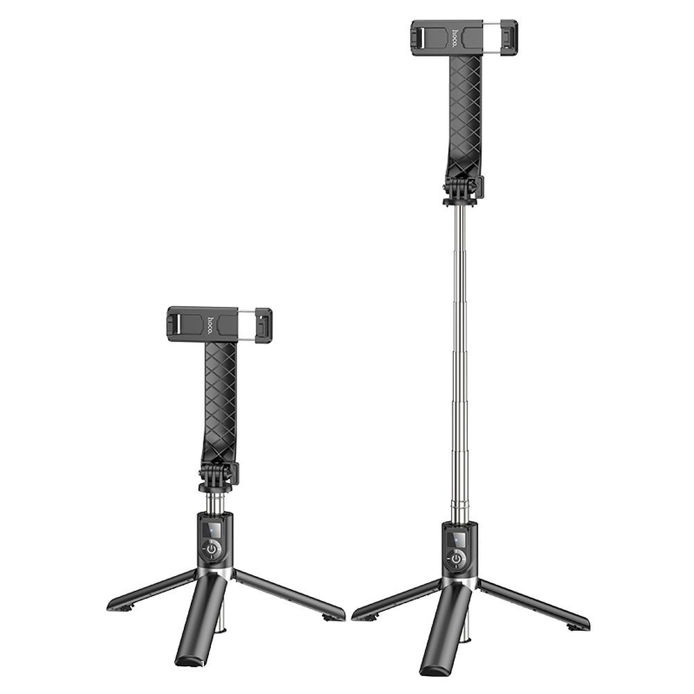 HOCO selfie stick with bluetooth remote control tripod K20 black