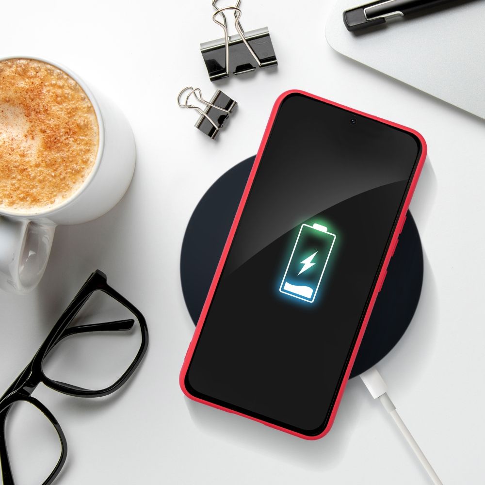 ba2a5b23c78d7031b58e62647ce38b8b SOFT case for IPHONE 16 Pro red