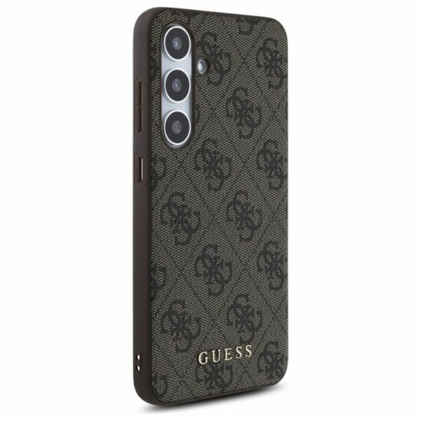 GUESS case for SAMSUNG S24 FE GUHCS24FEG4GFBR (HC PU 4G Metal Logo) brown