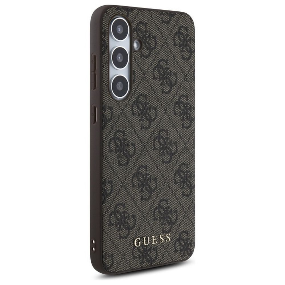 GUESS case for SAMSUNG S24 FE GUHCS24FEG4GFBR (HC PU 4G Metal Logo) brown
