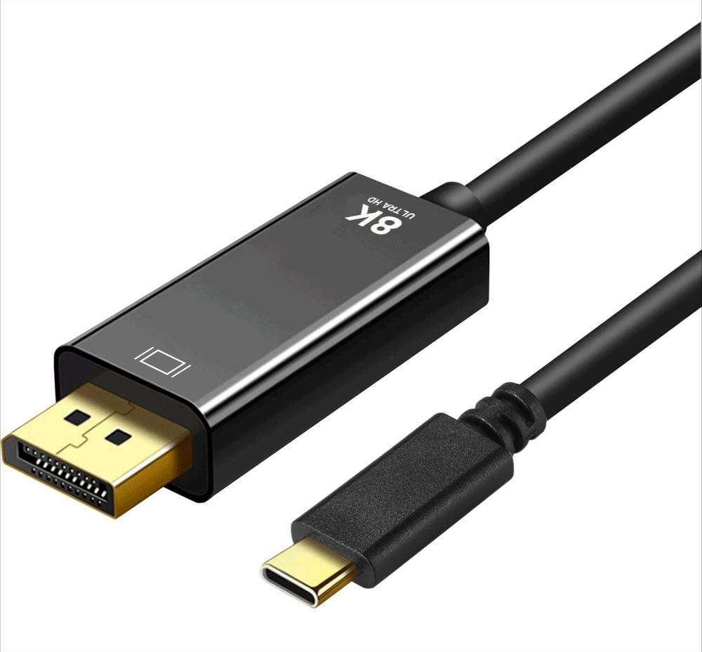 ART cable Type C (male) to DisplayPort 1.4 (male) 8K 60Hz C5-2 1,8 m black