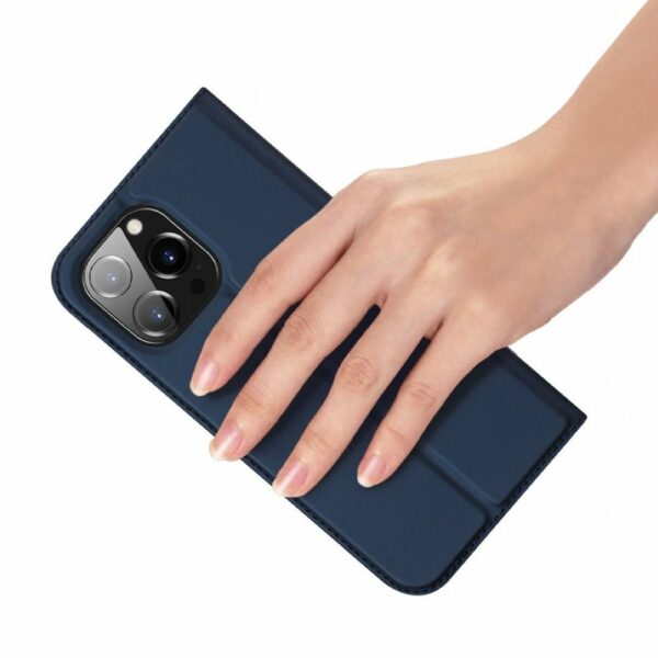 DUX DUCIS wallet case SKIN PRO for IPHONE 14 Pro Max blue