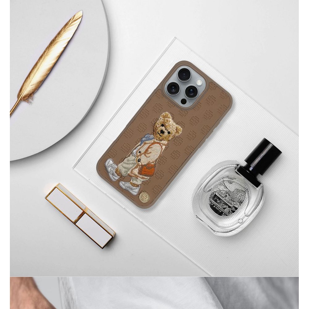 ZUCK BEAR case PARIS GENTLEMAN for IPHONE 16 Pro Max bag