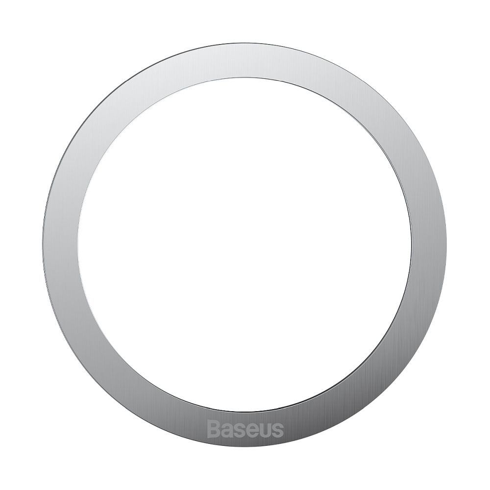 BASEUS universal round plate compatible with MagSafe PCCH000012 2 pcs silver