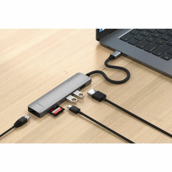 SATECHI adapter HUB 7in1 Type C ST-P7SM space gray