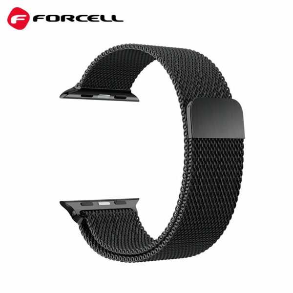 FORCELL F-DESIGN FA03 magnetic stainless steel strap for APPLE Watch 38 / 40 / 41 mm black