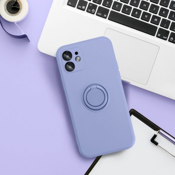 SILICONE RING case for SAMSUNG A52 5G / A52 LTE ( 4G ) / A52S violet