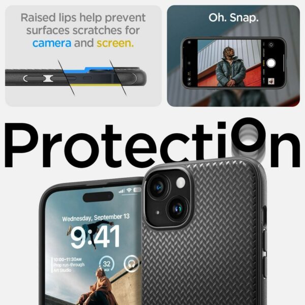 SPIGEN case MAG ARMOR compatible with MagSafe for IPHONE 15 matte black