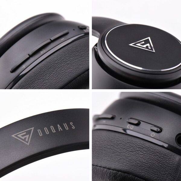 DOQAUS wireless headphones bluetooth DESIGN 3 black