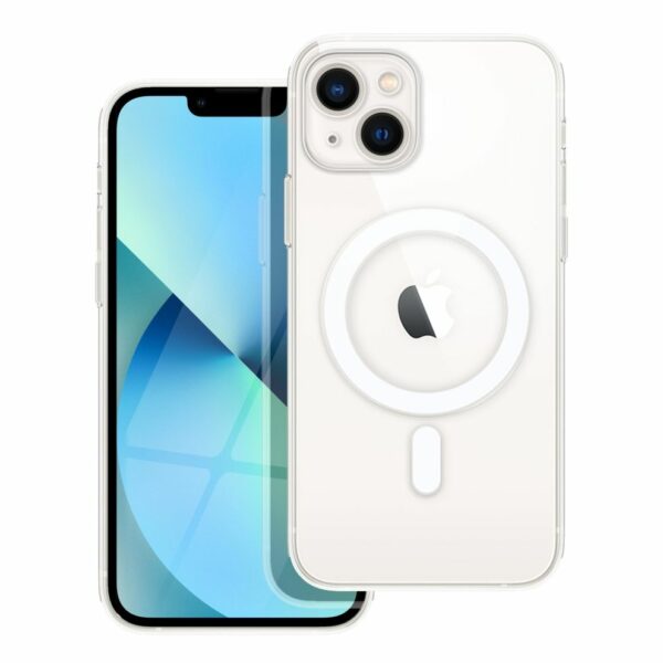CLEAR MAG COVER case with camera protection compatible with MagSafe for IPHONE 13 transparent