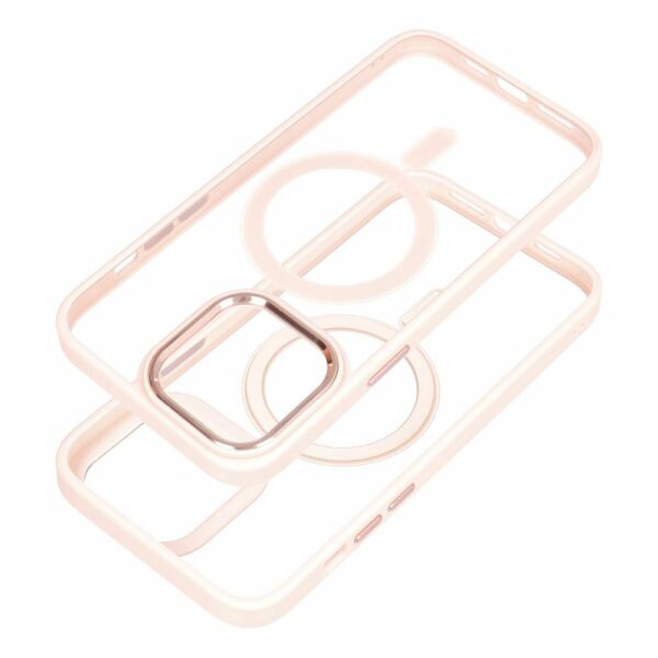 COLOR EDGE MAG COVER case compatible with MagSafe for IPHONE 16 Pro pink